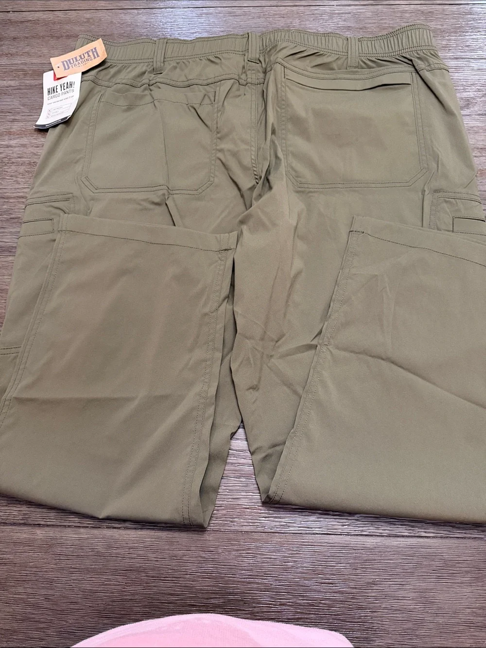 Big and Tall, Duluth Trading Co Men's Cargo Pants in Olive Drab